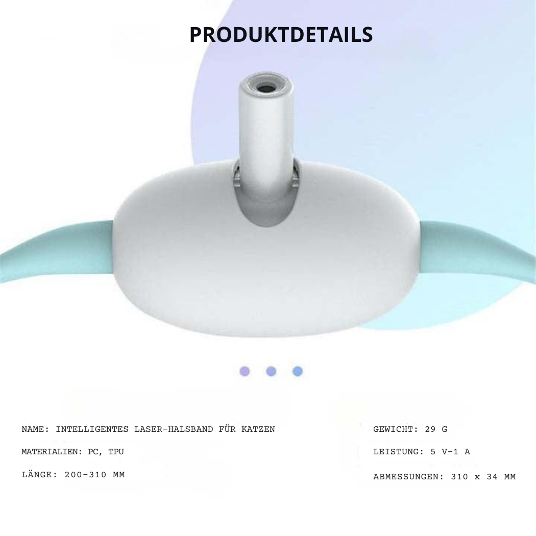 Automatisches Laser-Halsband für Katzen