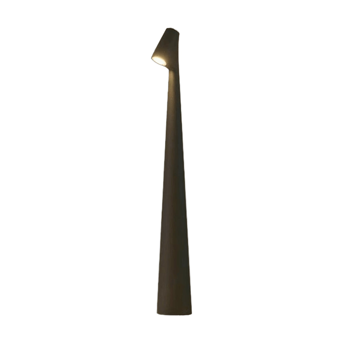 Kabellose Tischlampe mit warmweissem LED-Licht auf einem Tisch