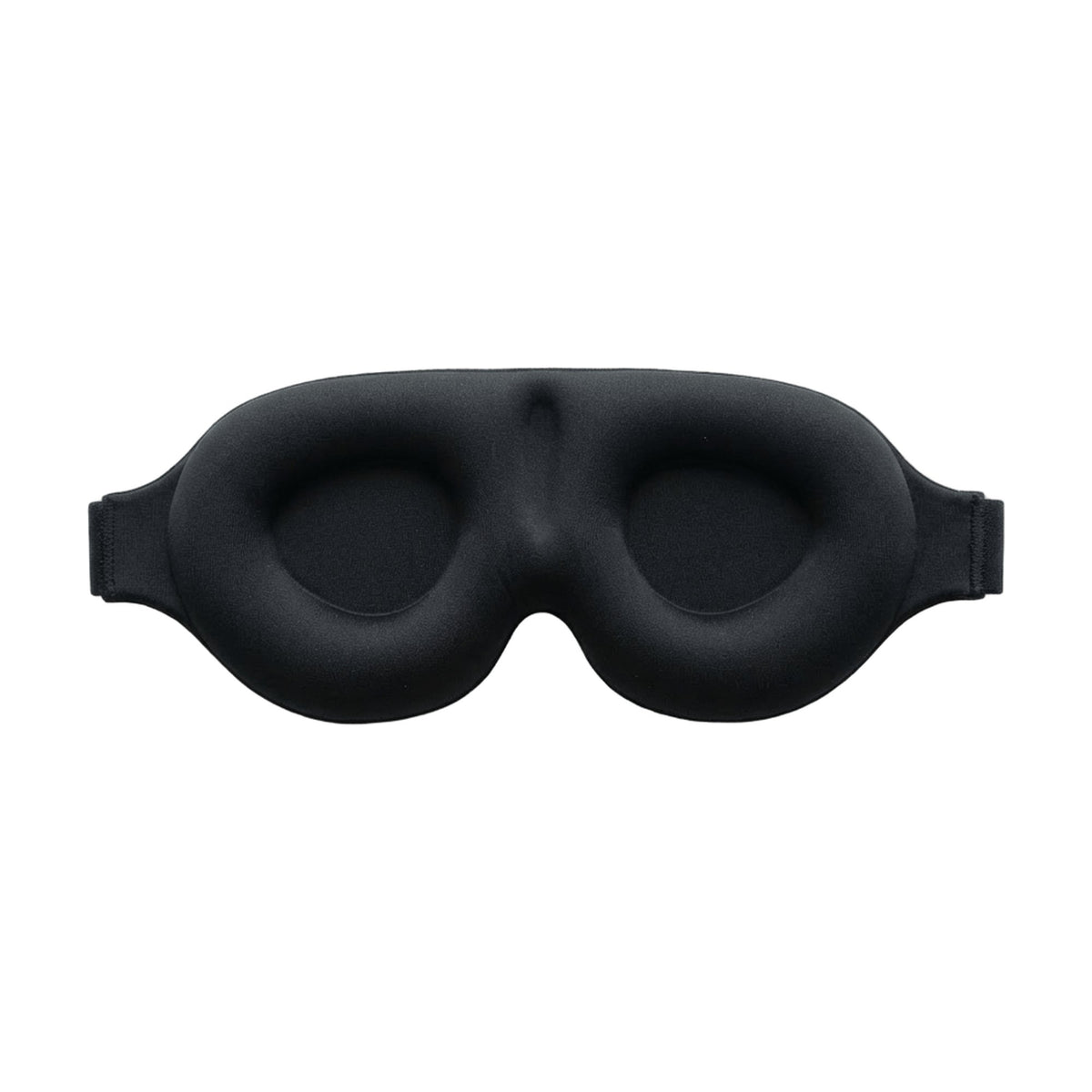 3D Schlafmaske in dunkler Farbe mit geformter Augenpartie