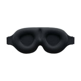 3D Schlafmaske in dunkler Farbe mit geformter Augenpartie