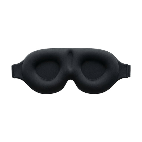 3D Schlafmaske in dunkler Farbe mit geformter Augenpartie