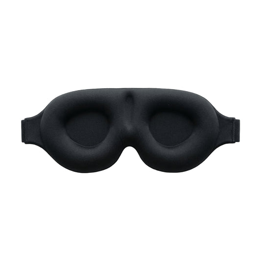 3D Schlafmaske in dunkler Farbe mit geformter Augenpartie
