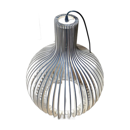 Pendelleuchte aus Holz mit LED im nordischen Vintage-Stil, höhenverstellbar