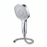Hochdruck-Duschkopf mit Filter in Silver und Jet Black