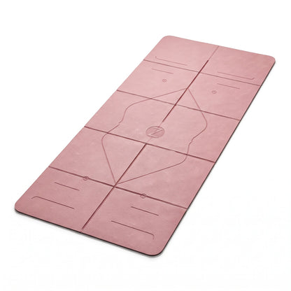 Yogamatte in fünf Farben: Blau, Rosa, Grün, Grau und Violett