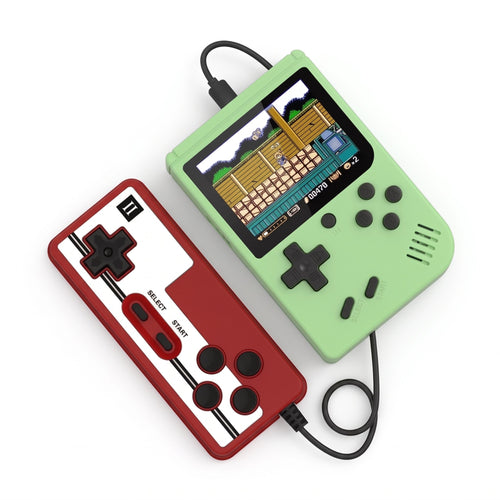 Retro Handheld Spielkonsole mit Farbdisplay, Steuerkreuz und Tasten