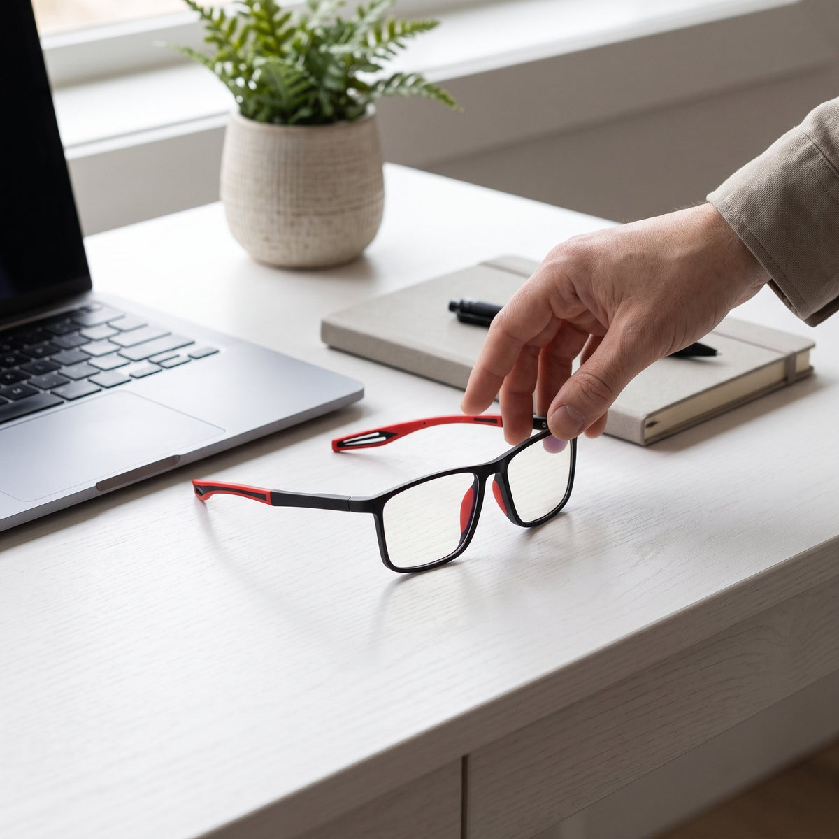 Multifokale Lesebrille für Damen mit leichter Polycarbonat-Fassung