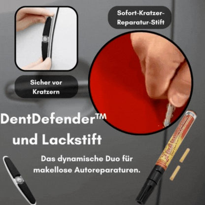Selbstklebender Kantenschutz aus Kunststoff an der Autotür