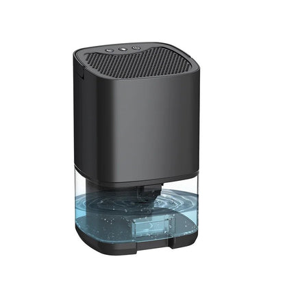 Kompakter elektrischer Mini-Luftentfeuchter mit transparentem, abnehmbarem Wassertank