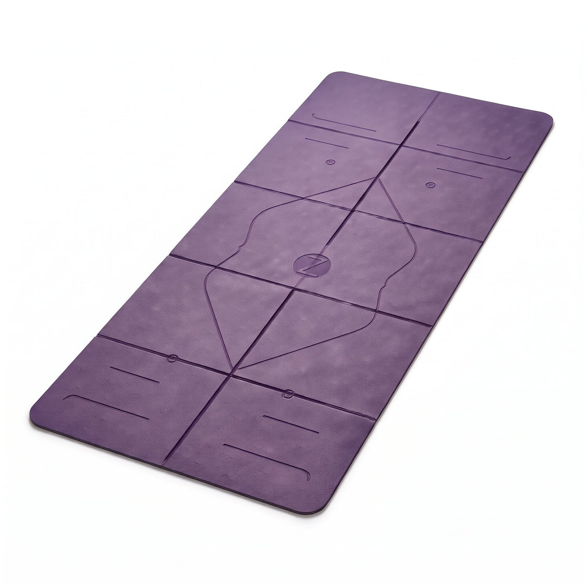 Yogamatte in fünf Farben: Blau, Rosa, Grün, Grau und Violett