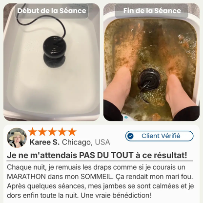 Bain Ionique Relaxant pour les Pieds
