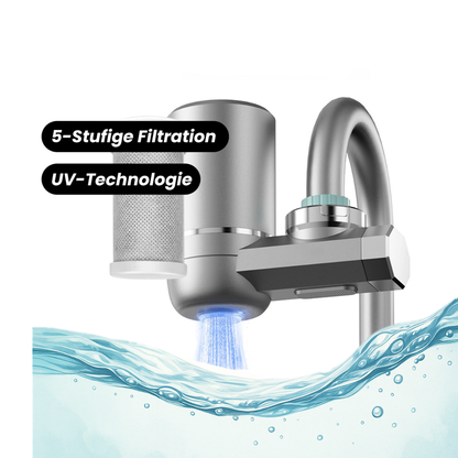 Cervora – 5-Stufen Wasserhahnfilter mit UV-Technologie & Display