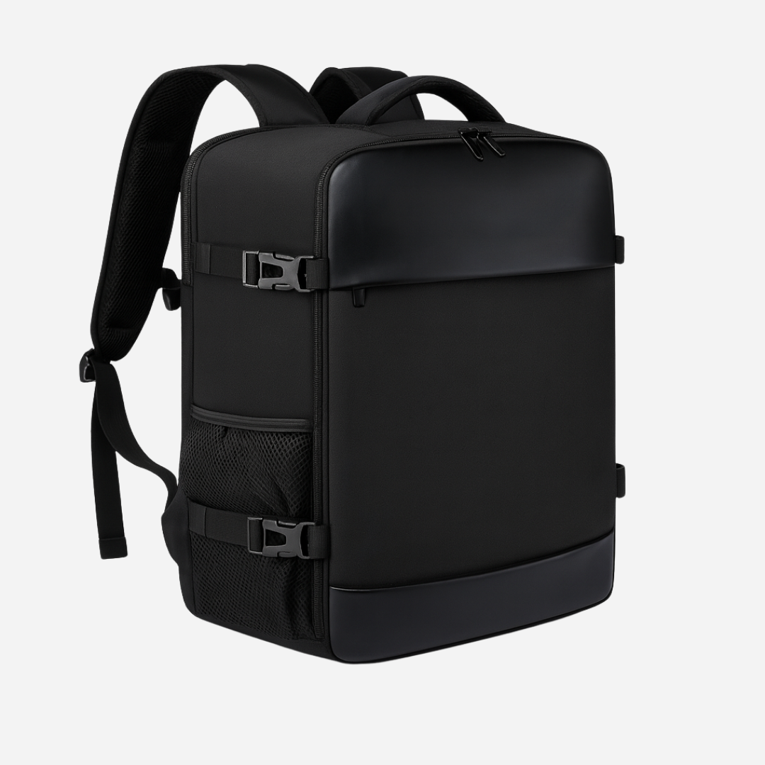 Reiserucksack 40L – Wasserfest, USB-Ladeanschluss &amp; Laptopfach 15.6