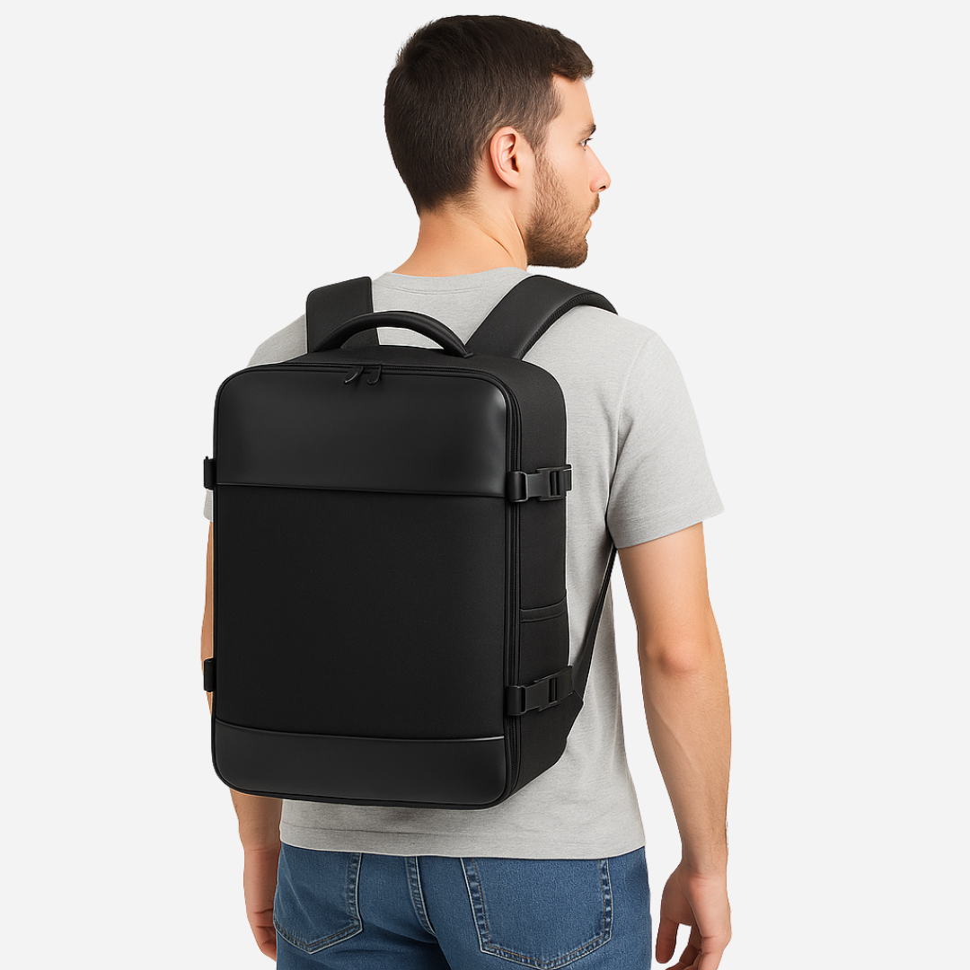 Reiserucksack 40L – Wasserfest, USB-Ladeanschluss &amp; Laptopfach 15.6