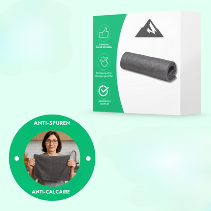 Ultra-saugfähiges Mikrofasertuch | Anti-Flecken und Anti-Kalk