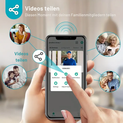 Drahtlose WiFi Video-Türklingel – HD-Überwachung & Zwei-Wege-Kommunikation | Cervora