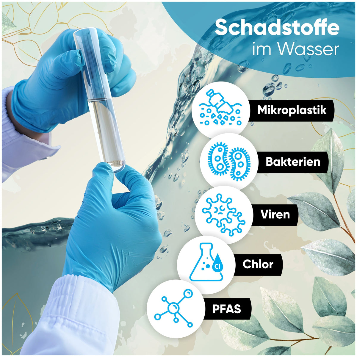 Sydros Ferox Wasserfilter Bundle – Leistungsstarker Filter für höchste Wasserreinheit, entfernt bis zu 99% der Schadstoffe, Ideal für Haushalte und Büros