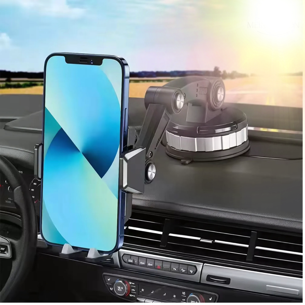 Auto-Handyhalterung mit Saugnapf – Sicherer Halt & 360° Flexibilität | Cervora