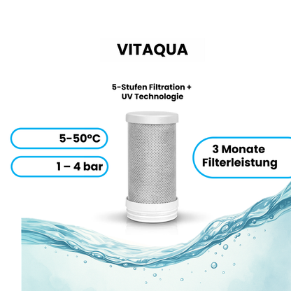 Cervora – 5-Stufen Wasserhahnfilter mit UV-Technologie & Display