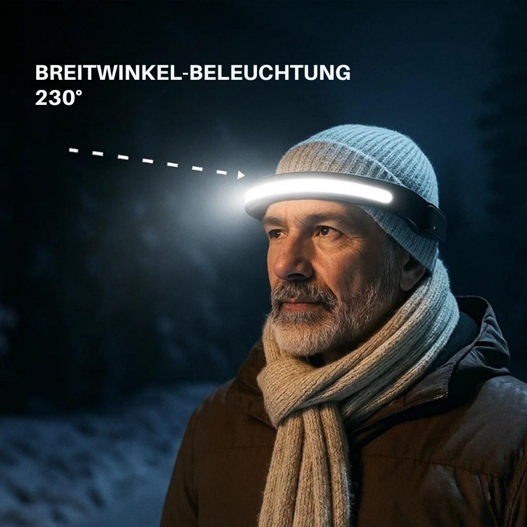 Wiederaufladbare LED-Stirnlampe