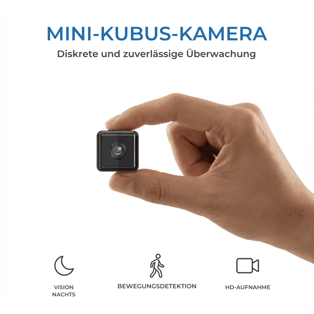 Diskrete kabellose WLAN-Sicherheitskamera 1080P – vernetzt & kompakt