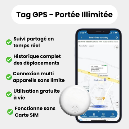 Traceur GPS Senior Narsago™ – Suivi Precis Sans Abonnement - ANDROID / iOS