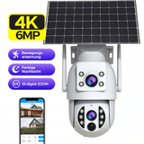 Solar Überwachungskamera aussen 4K – WLAN, Akku und Solarpanel, IP66, PIR-Bewegungserkennung