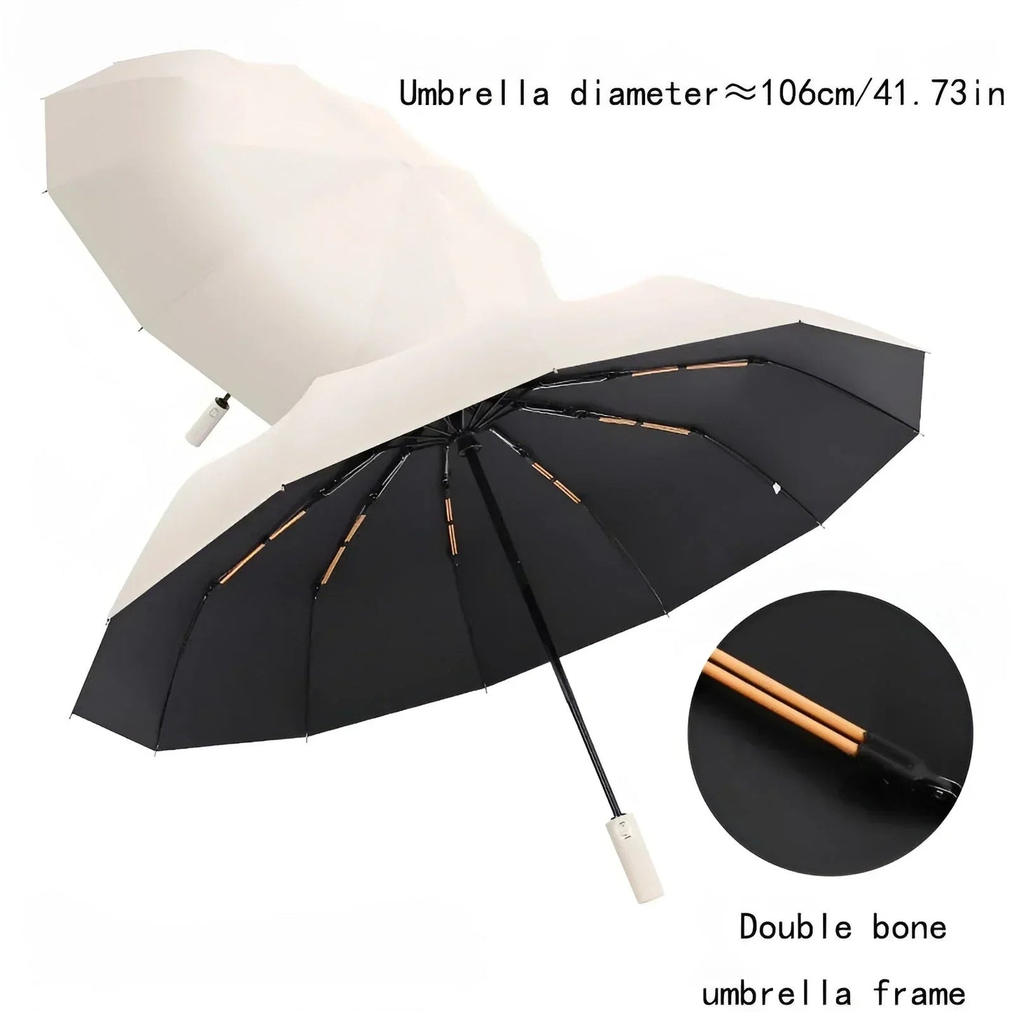 Parapluie Écologique Coupe-Vent avec Protection UV