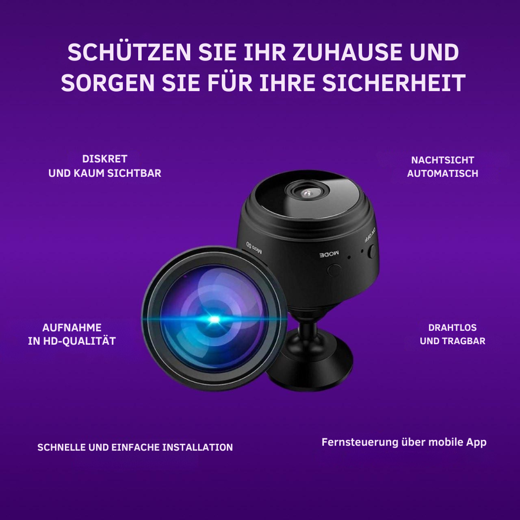 Mini-Überwachungskamera ohne Kabel