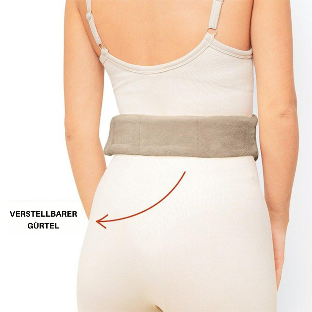 Heizgürtel Wärmflasche | Rücken – Regelschmerzen – Bauch