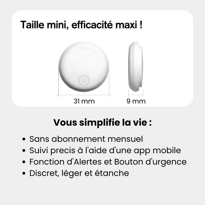 Tag GPS Enfant Sans Abonnement - ANDROID / iOS - Narsago