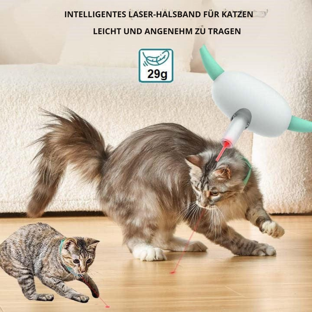 Automatisches Laser-Halsband für Katzen