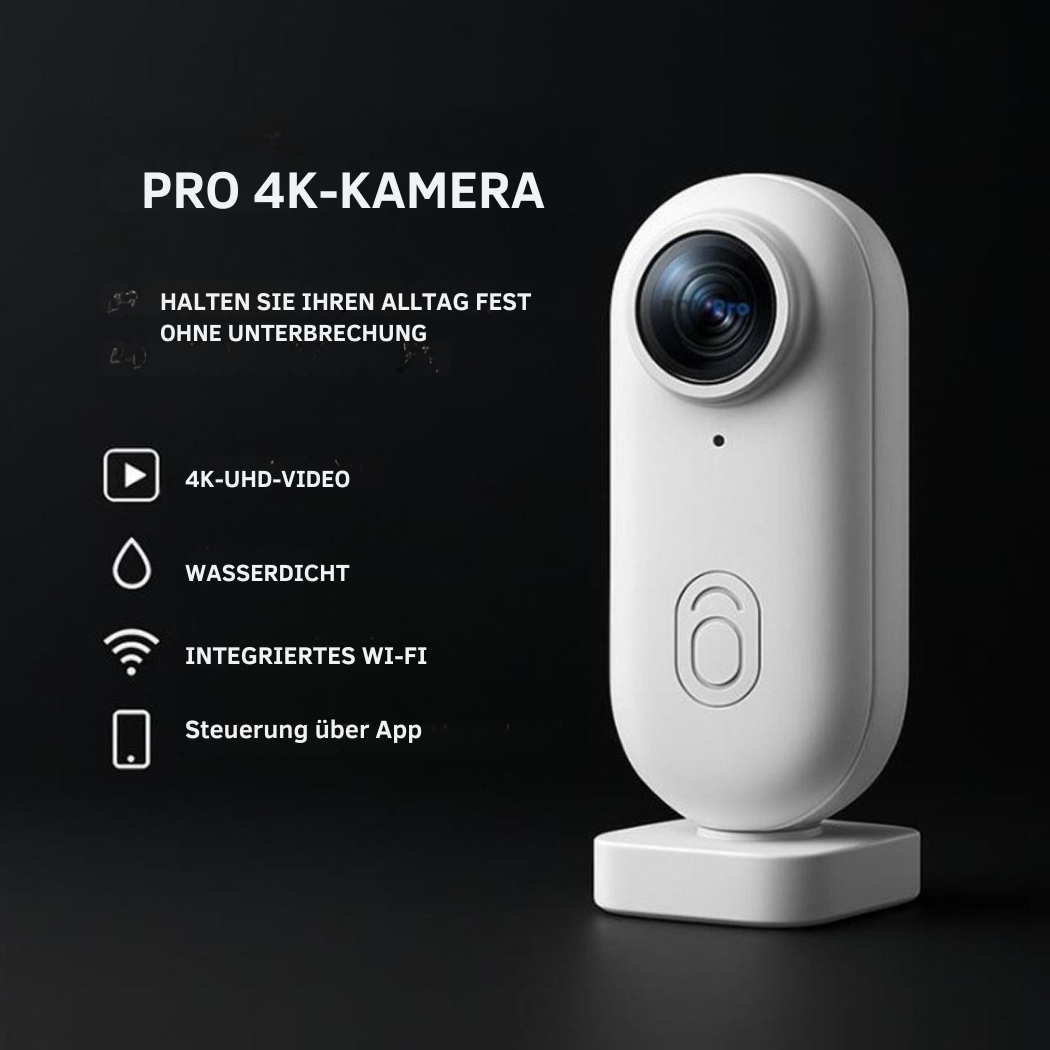 Wasserdichte 4K-Sportkamera – Vielseitige Action-Kamera