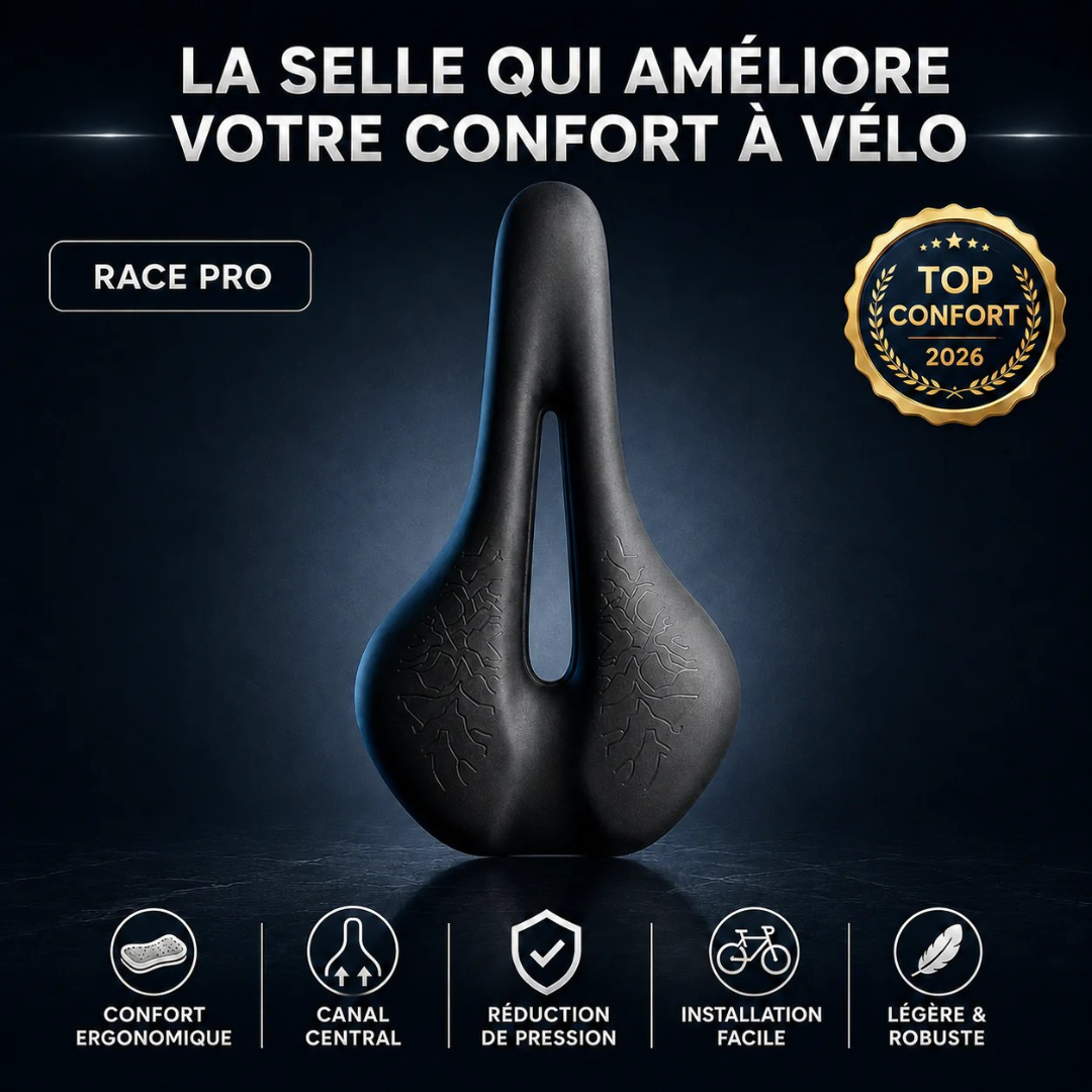 Selle de Vélo Ergonomique Confort Longue Distance