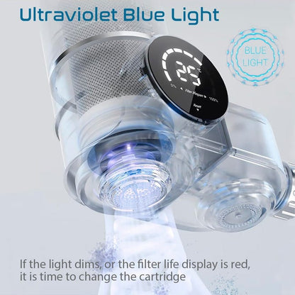 Filtre à eau du robinet FILPUR avec lumière UV et affichage
