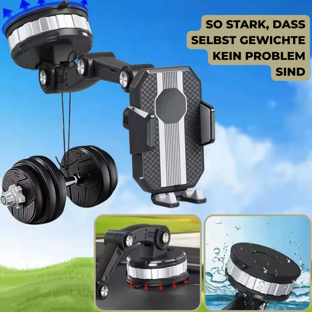 Auto-Handyhalterung mit Saugnapf – Sicherer Halt & 360° Flexibilität | Cervora