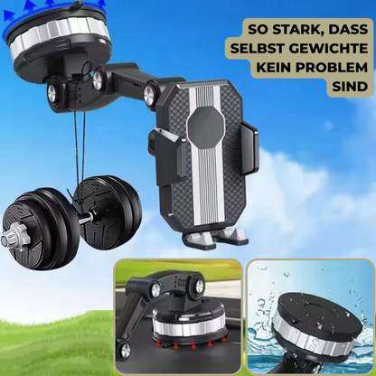 Auto-Handyhalterung mit Saugnapf – Sicherer Halt & 360° Flexibilität | Cervora