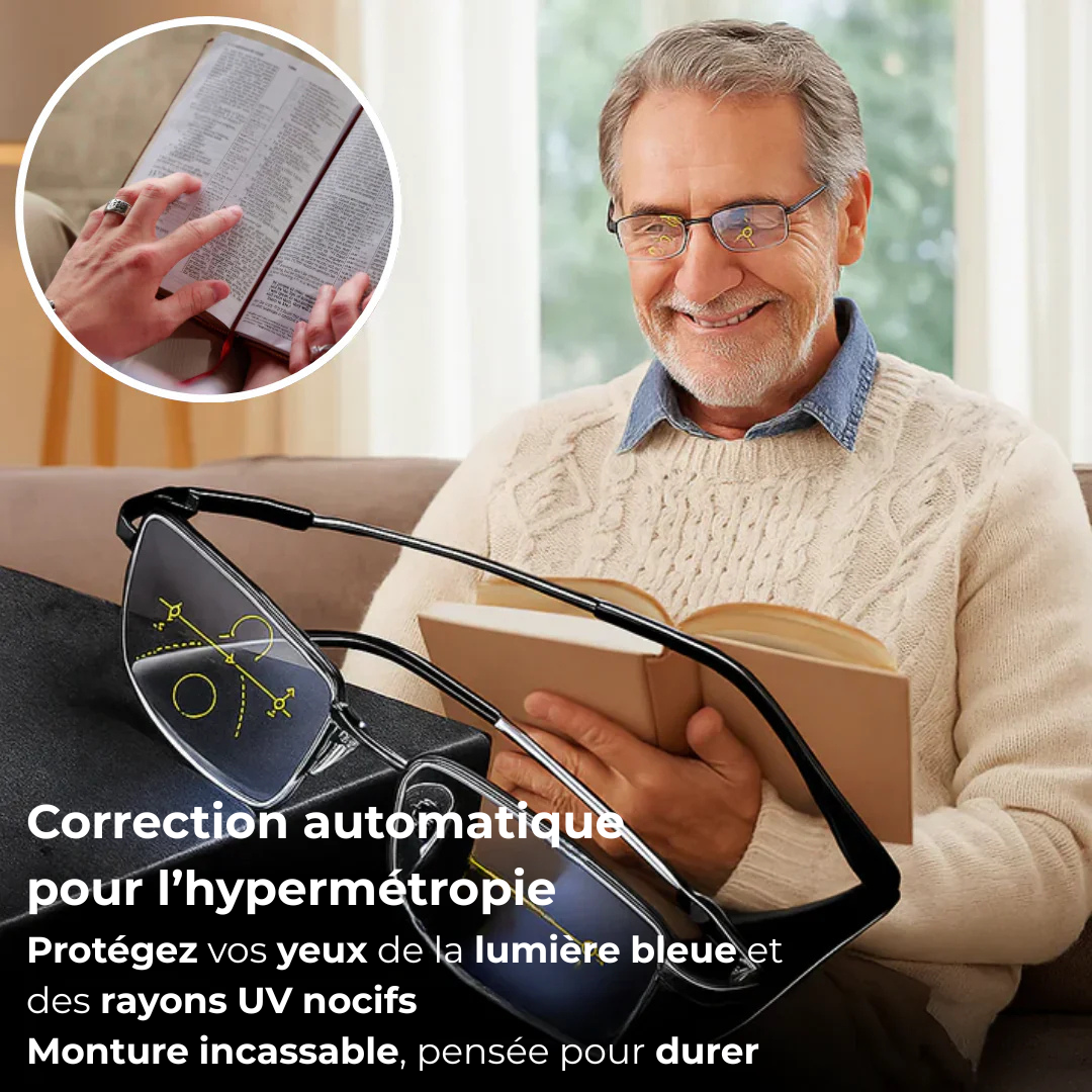 Lunettes Intelligentes Progressives Allemandes | Vision Claire à Toutes les Distances