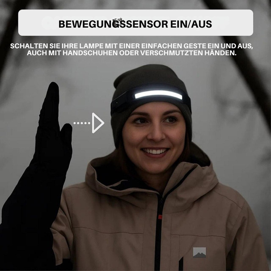 Wiederaufladbare LED-Stirnlampe