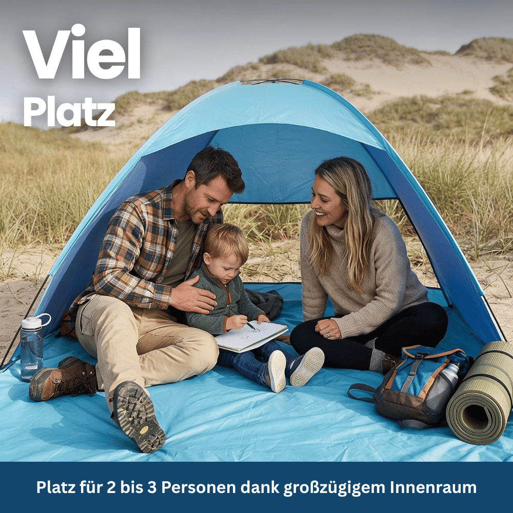 Tente Pare-Soleil Pop-Up 2-3 Personnes