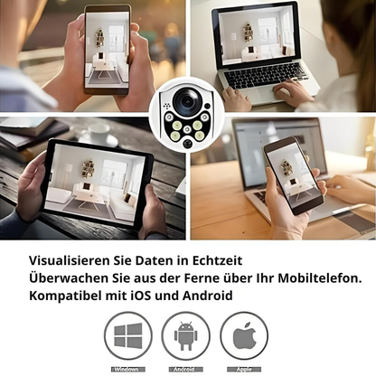 WLAN-Überwachungskamera – kabellos