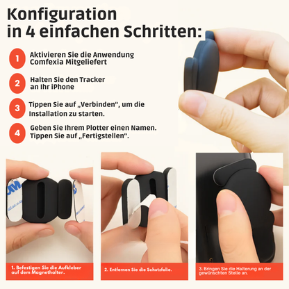 GPS-Tracker für Autos ohne Abonnement, kompatibel mit Android und iOS