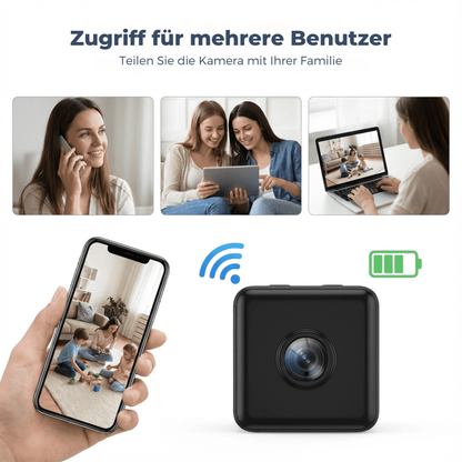 Diskrete kabellose WLAN-Sicherheitskamera 1080P – vernetzt & kompakt