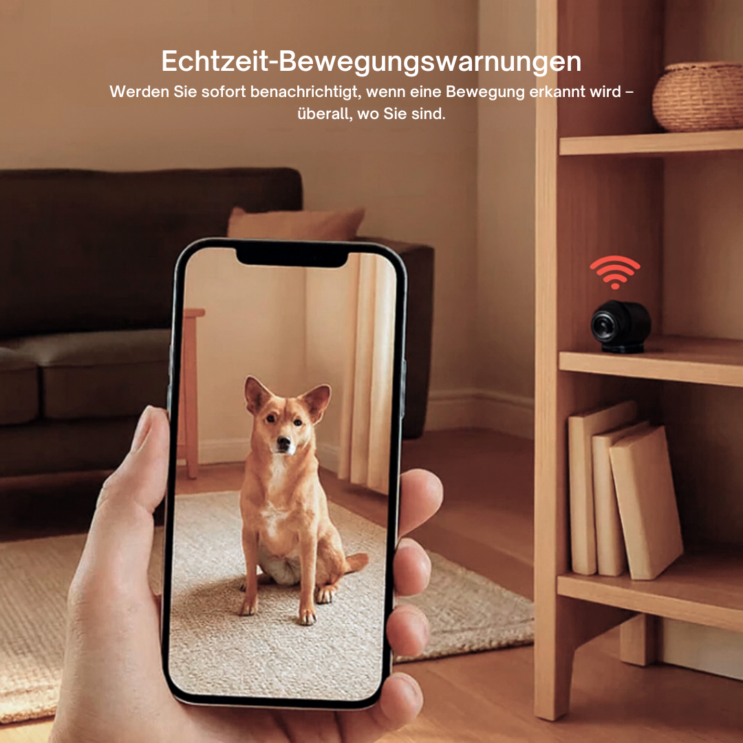Mini Kamera mit WLAN & Nachtsicht – inklusive 32 GB Speicherkarte