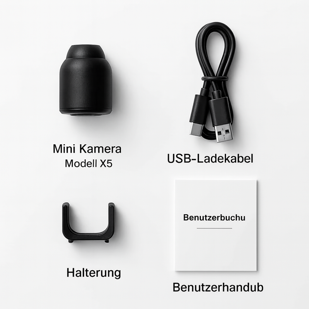 Mini-Kamera mit WLAN und Nachtsicht – inklusive 32-GB-Datenkarte