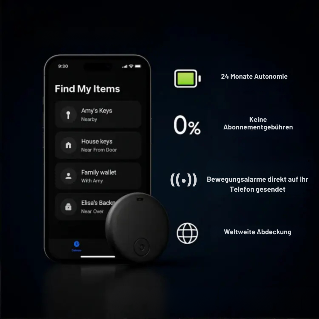 GPS-Tracker für Autos ohne Abonnement, kompatibel mit Android und iOS