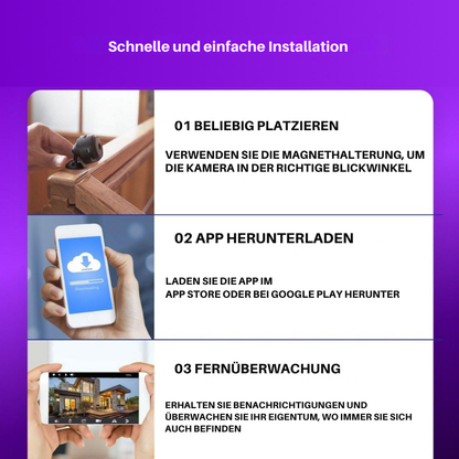 Mini-Überwachungskamera ohne Kabel
