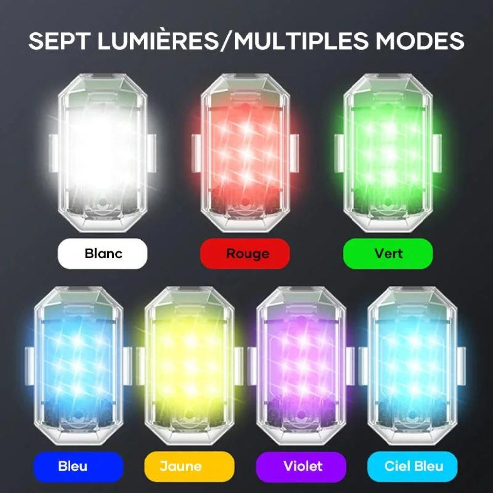 Stroboscope LED M3 pour Voiture, Moto, Vélo