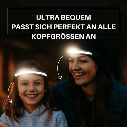 Wiederaufladbare LED-Stirnlampe