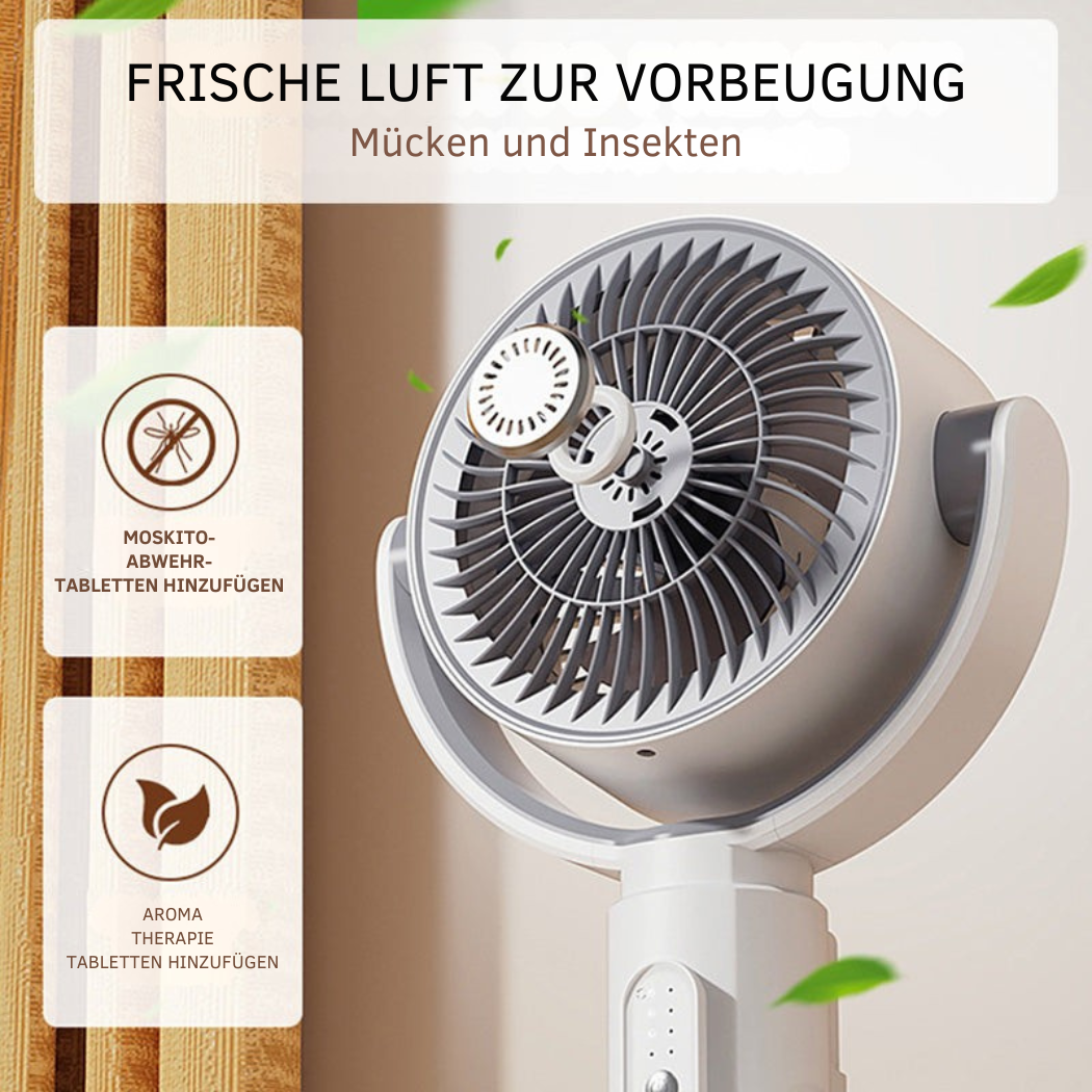 Motor-Standventilator – 20 dB leise, Fernbedienung, 5 Stufen & Timer